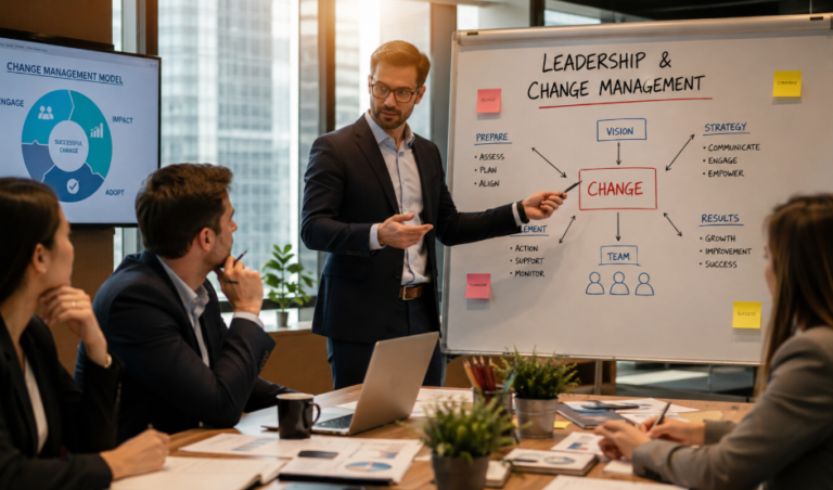 Leadership and Change Management MBA Paper with Solution